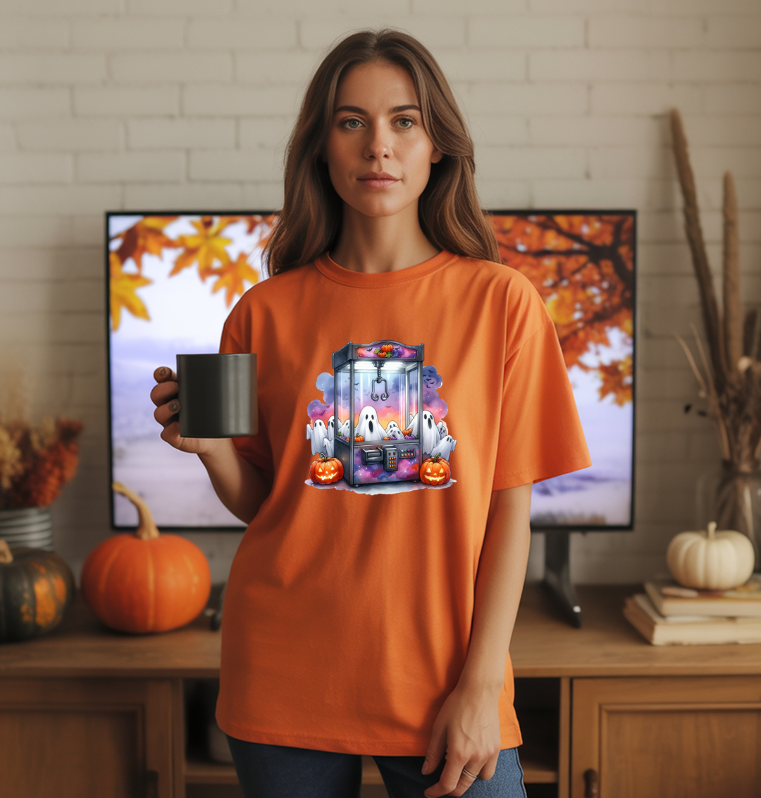 Halloween Graphic T-Shirt: Spooky & Fun Cotton Tee