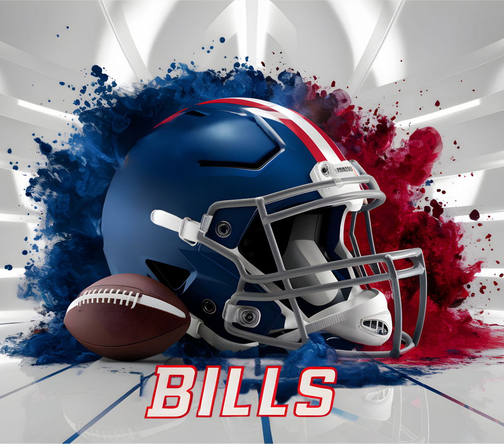 Buffalo Bills 20 oz Football Tumbler
