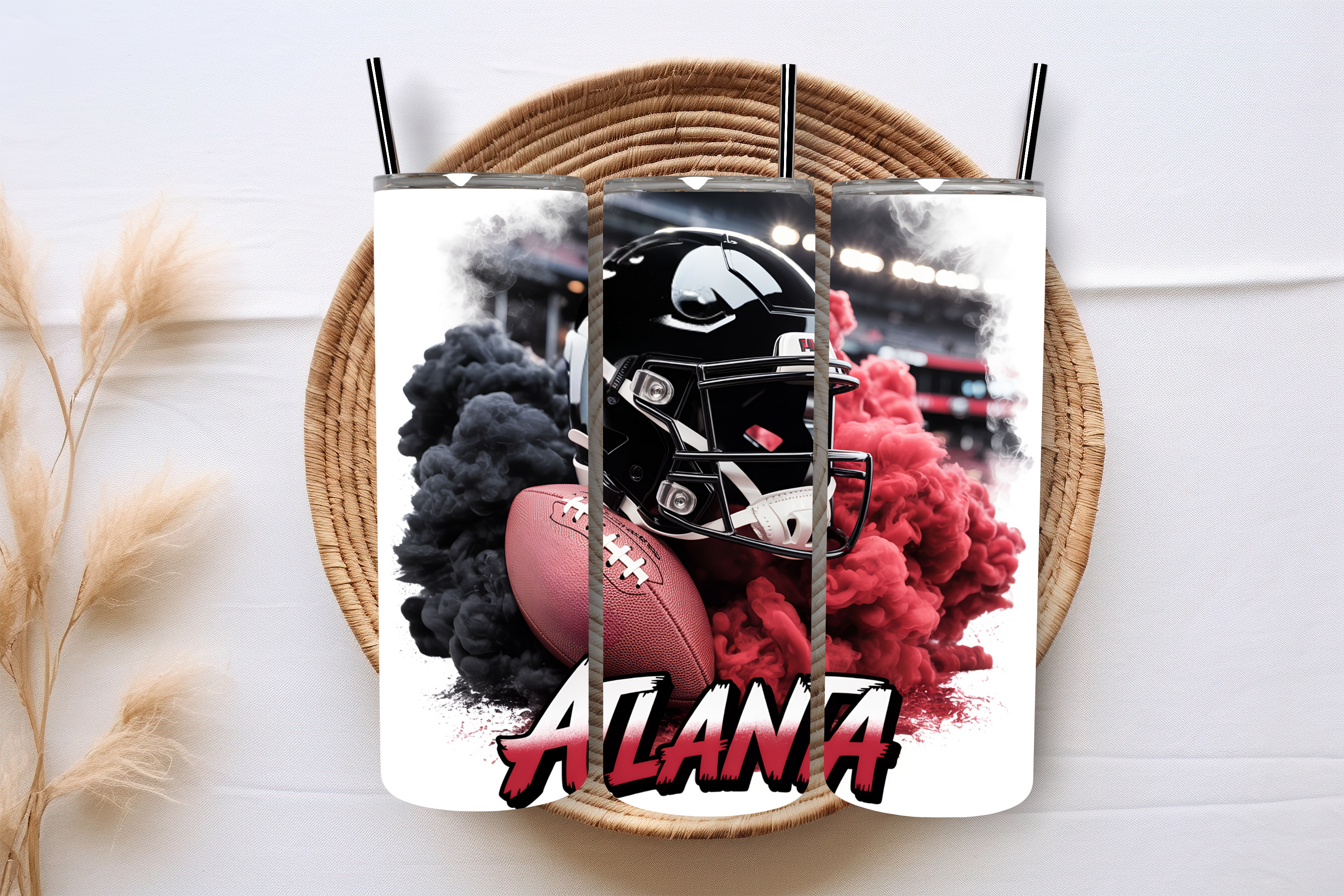 Atlanta Falcons 20 oz Football Tumbler
