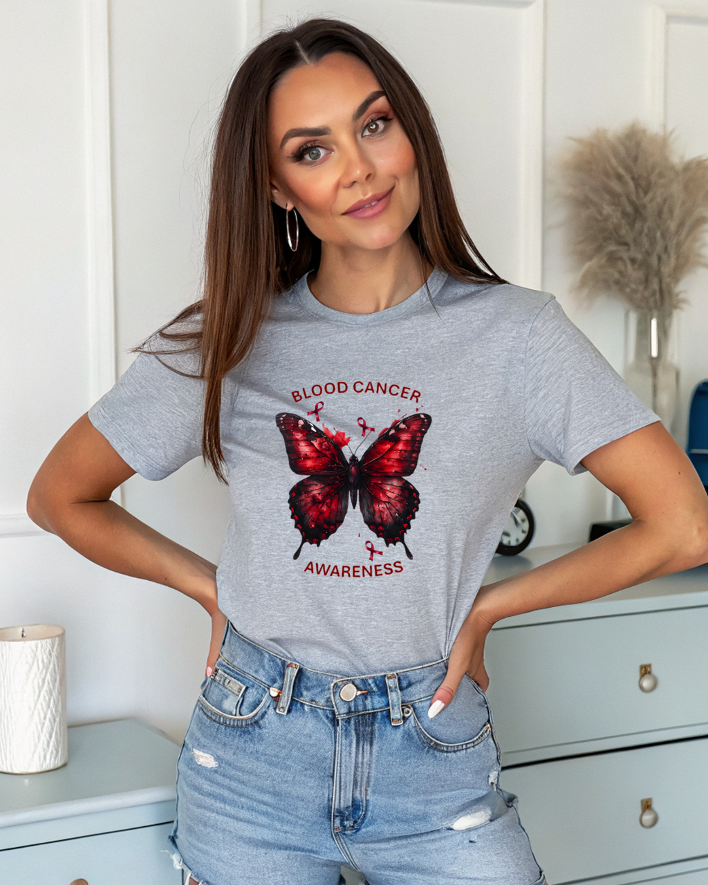Blood Cancer Awareness T-Shirt | Support the Cause | Donation to American Cancer Society