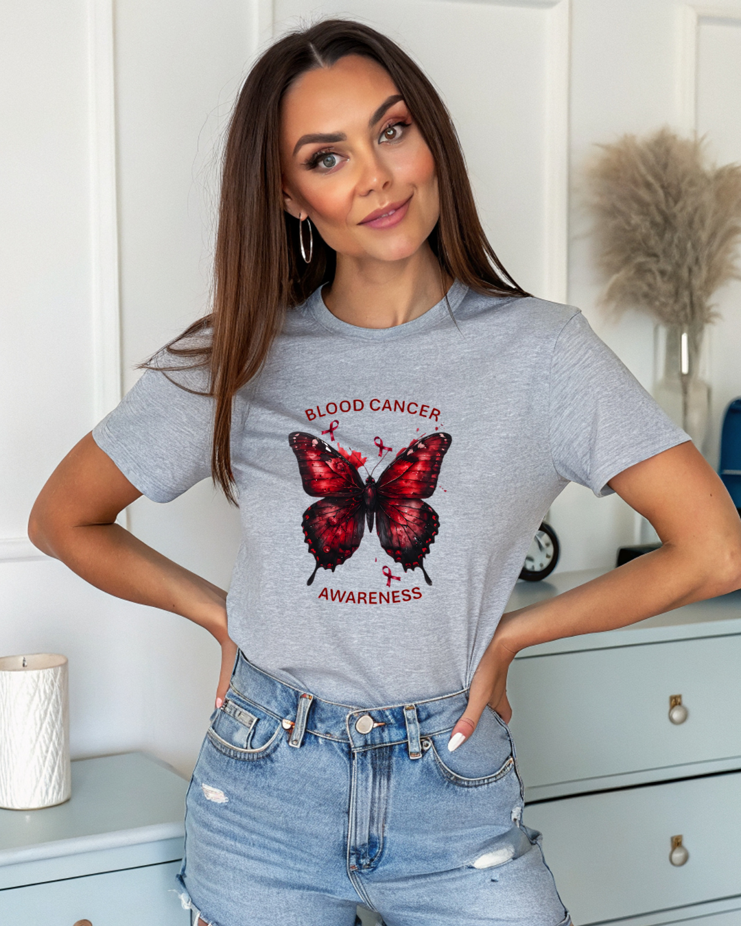 Blood Cancer Awareness T-Shirt | Support the Cause | Donation to American Cancer Society