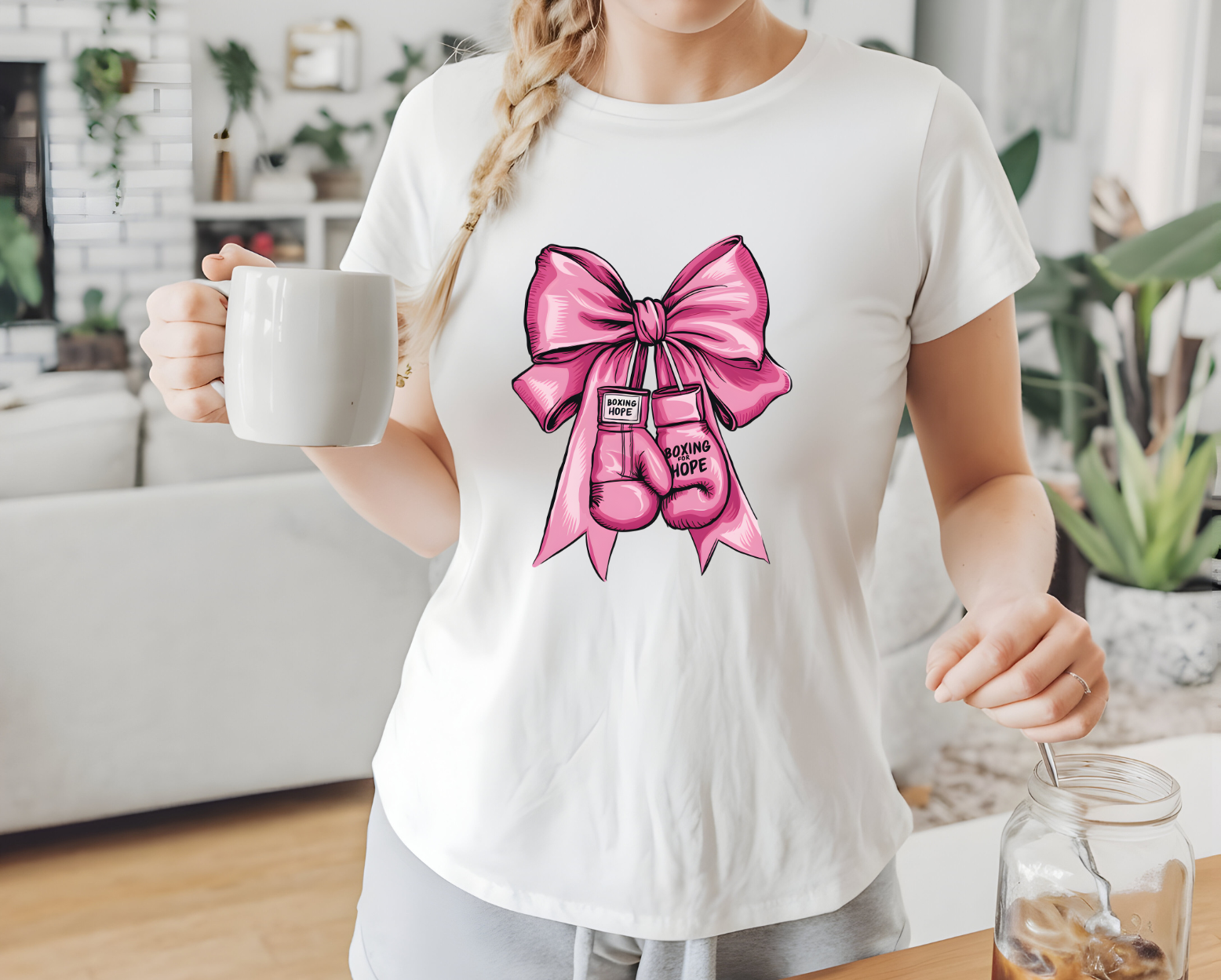Breast Cancer Awareness T-Shirt | Support the Cause | one dollar Donated to American Cancer Society