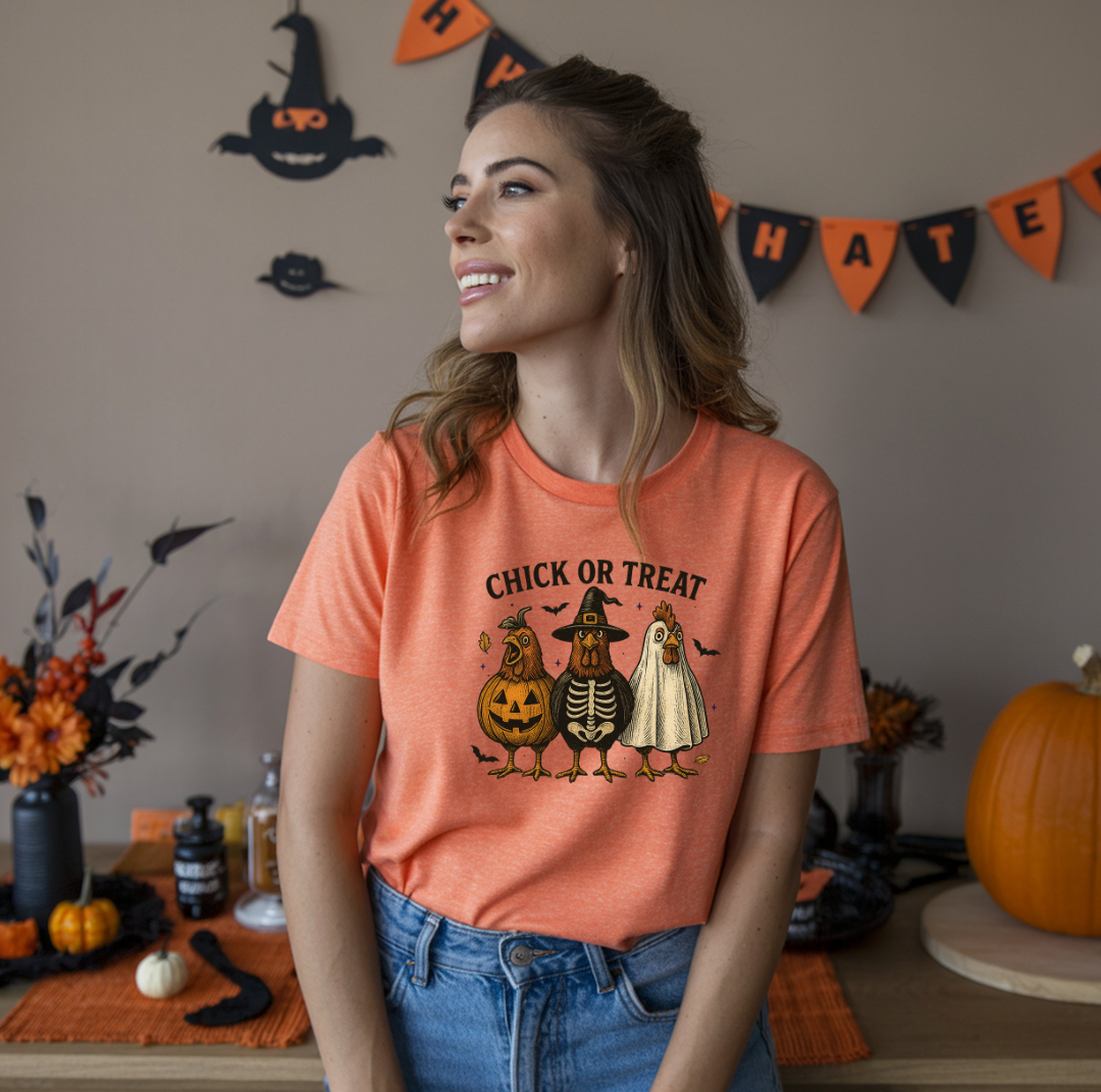 Halloween Graphic T-Shirt: Spooky & Fun Cotton Tee