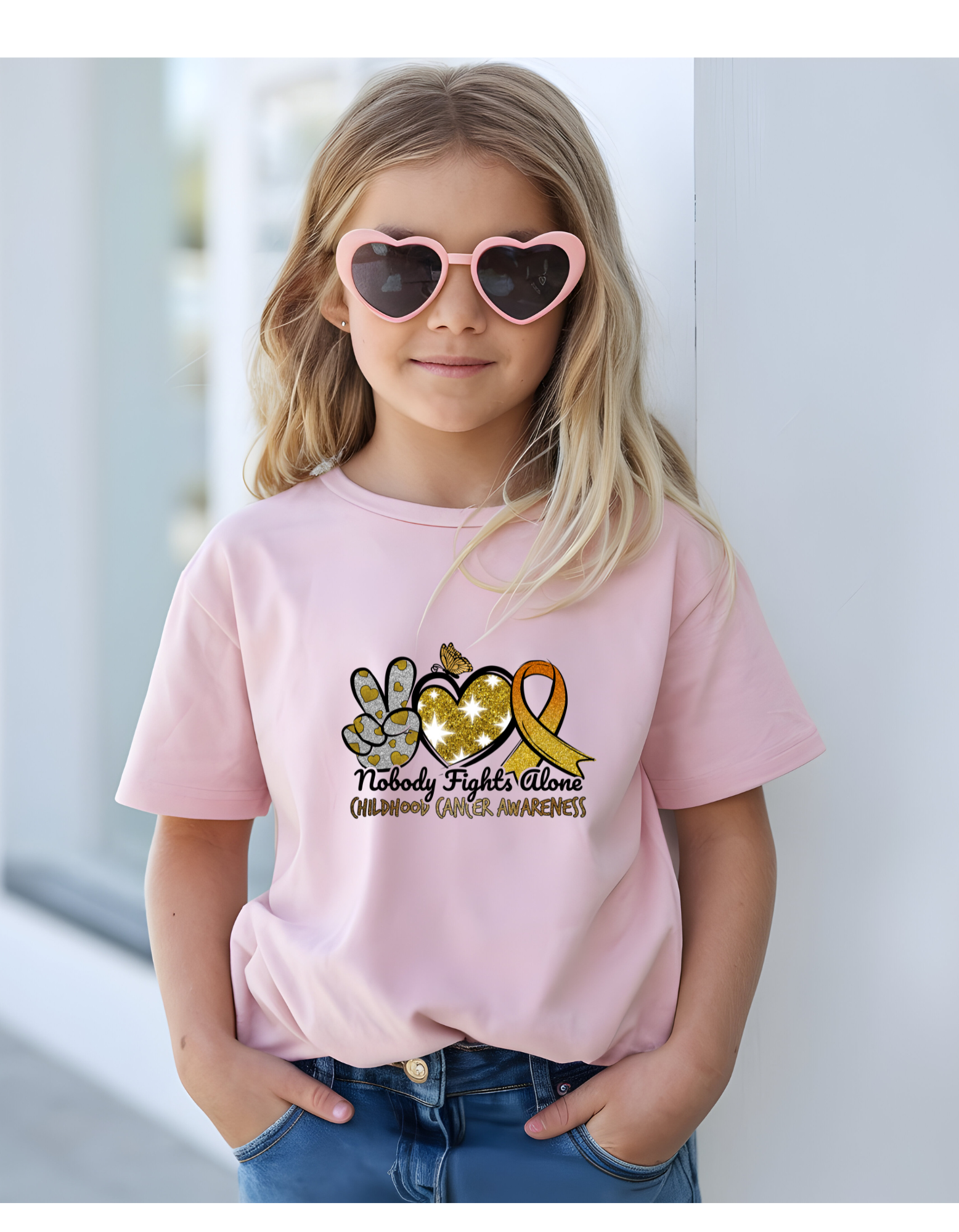 Childhood Cancer Awareness T-Shirt | Support Pediatric Cancer Research