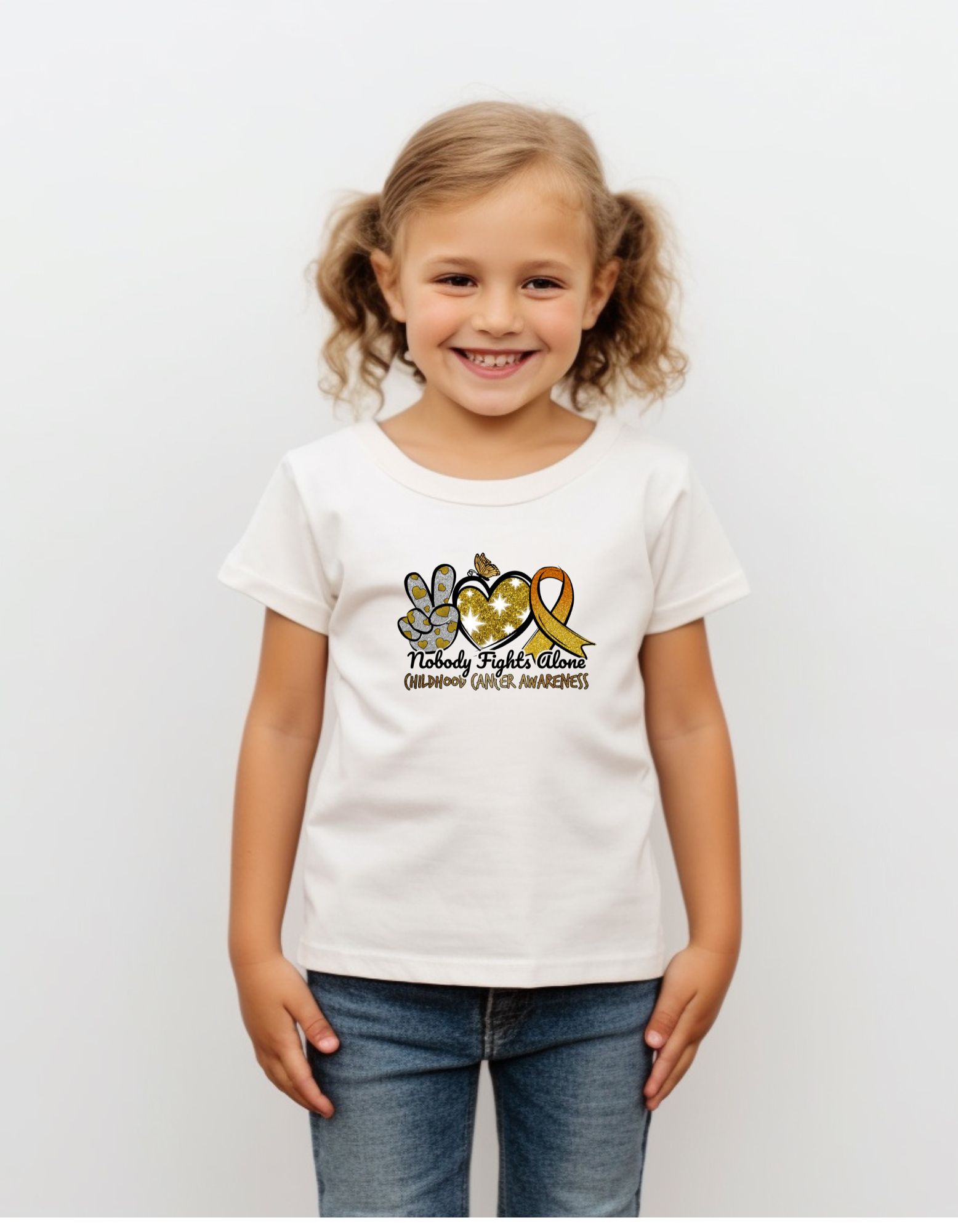 Childhood Cancer Awareness T-Shirt | Support Pediatric Cancer Research