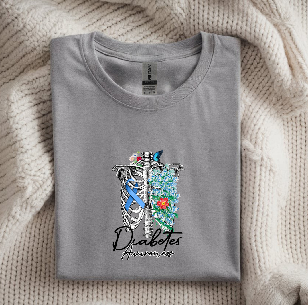 Diabetes Awareness T-Shirt | Support a Cause | $1 Donated to Diabetes.org