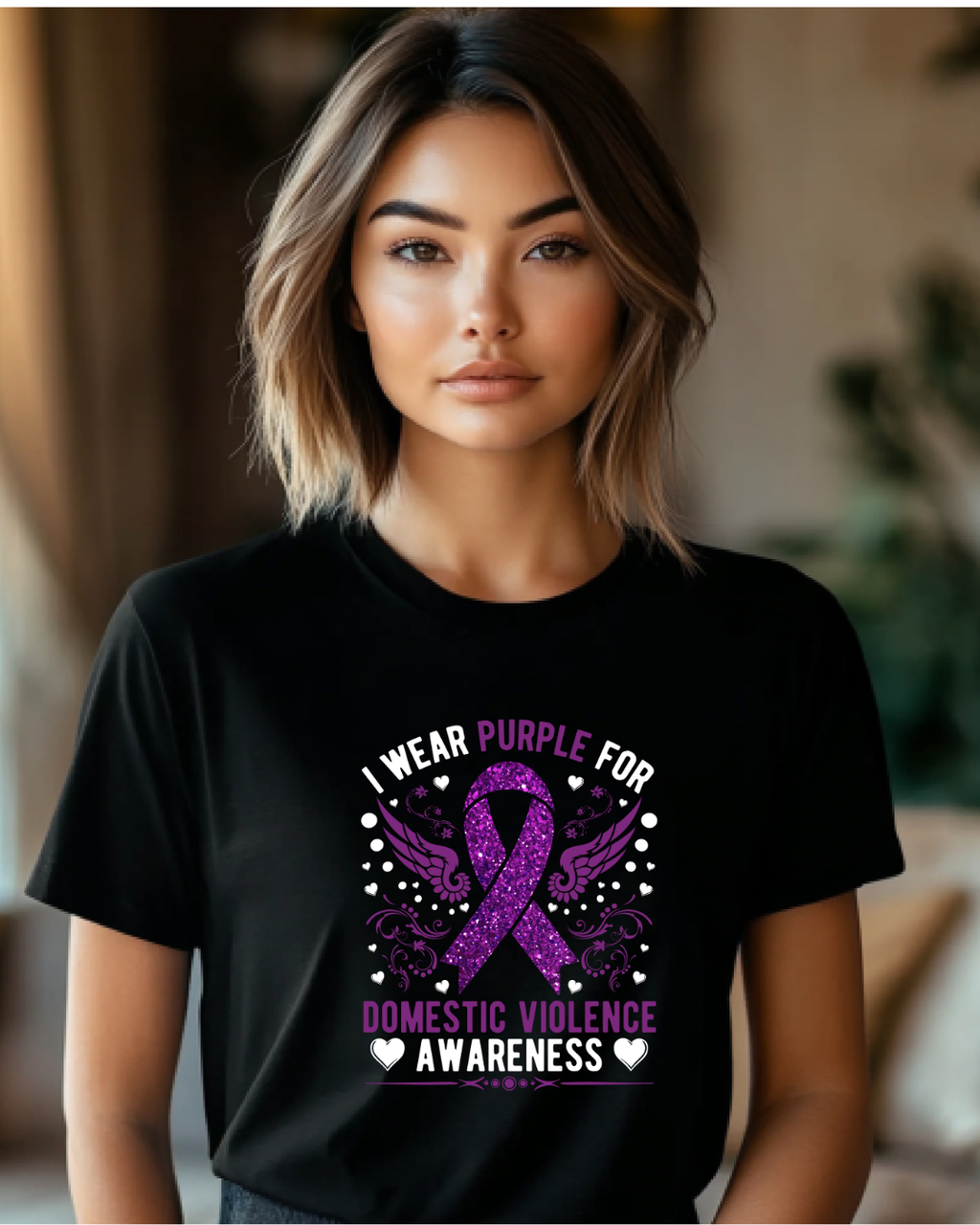 Domestic Violence Awareness T-Shirt-$1 donated to domestic violence shelter