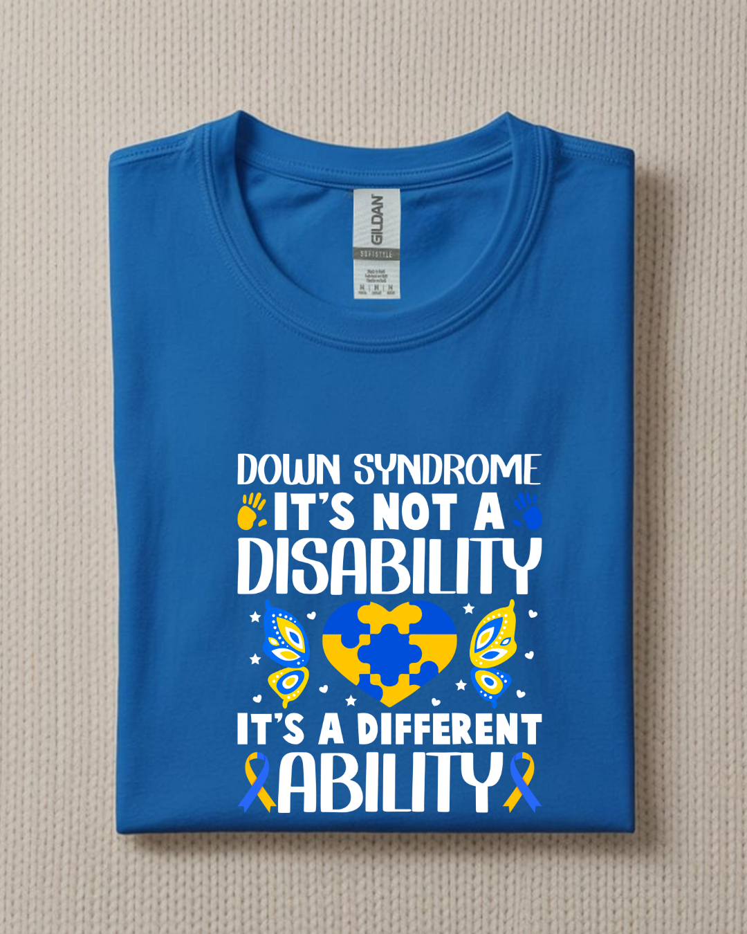 Down Syndrome Awareness T-Shirt | Celebrate Inclusion & Support Awareness | Creative Touch by Tam