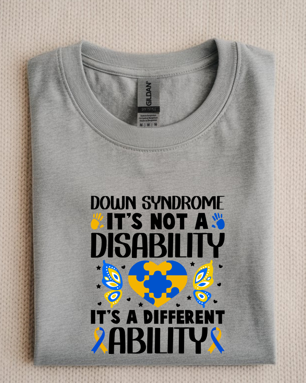 Down Syndrome Awareness T-Shirt | Celebrate Inclusion & Support Awareness | Creative Touch by Tam