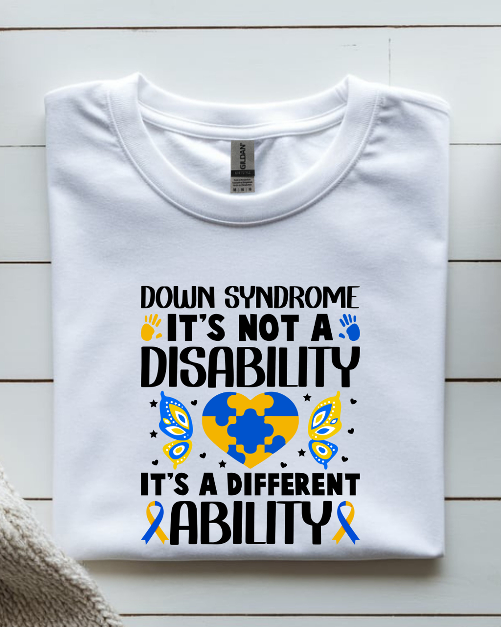Down Syndrome Awareness T-Shirt | Celebrate Inclusion & Support Awareness | Creative Touch by Tam