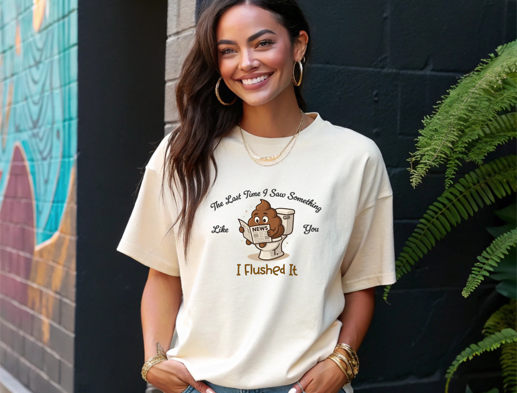 Funny Poop Emoji T-Shirt: Sarcastic Toilet Humor Gag Gift