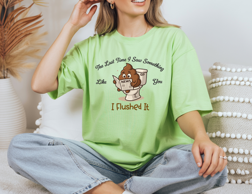 Funny Poop Emoji T-Shirt: Sarcastic Toilet Humor Gag Gift
