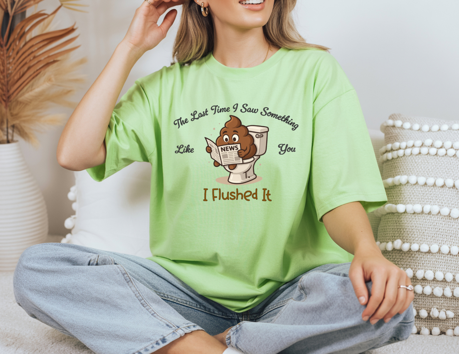 Funny Poop Emoji T-Shirt: Sarcastic Toilet Humor Gag Gift