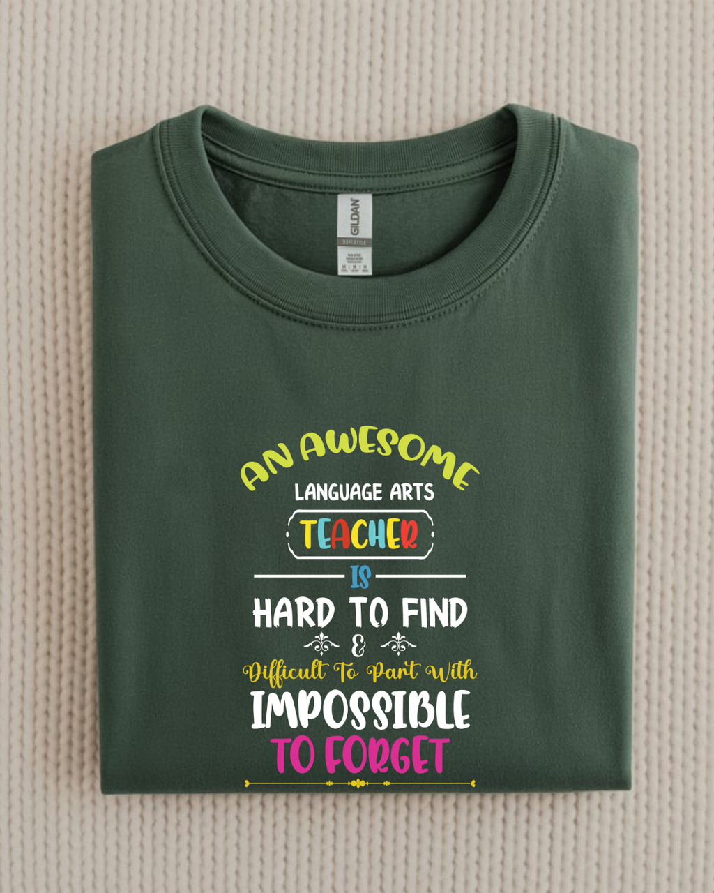 "Hard to Forget" Language Arts Teacher T-Shirt – Inspiring Minds One Story at a Time