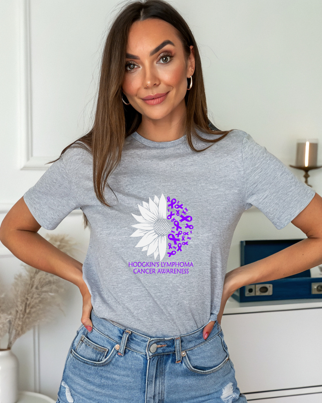 Hodgkin’s Lymphoma Awareness T-Shirt | Support & Donate to ACS