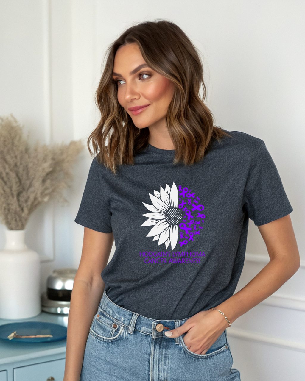 Hodgkin’s Lymphoma Awareness T-Shirt | Support & Donate to ACS