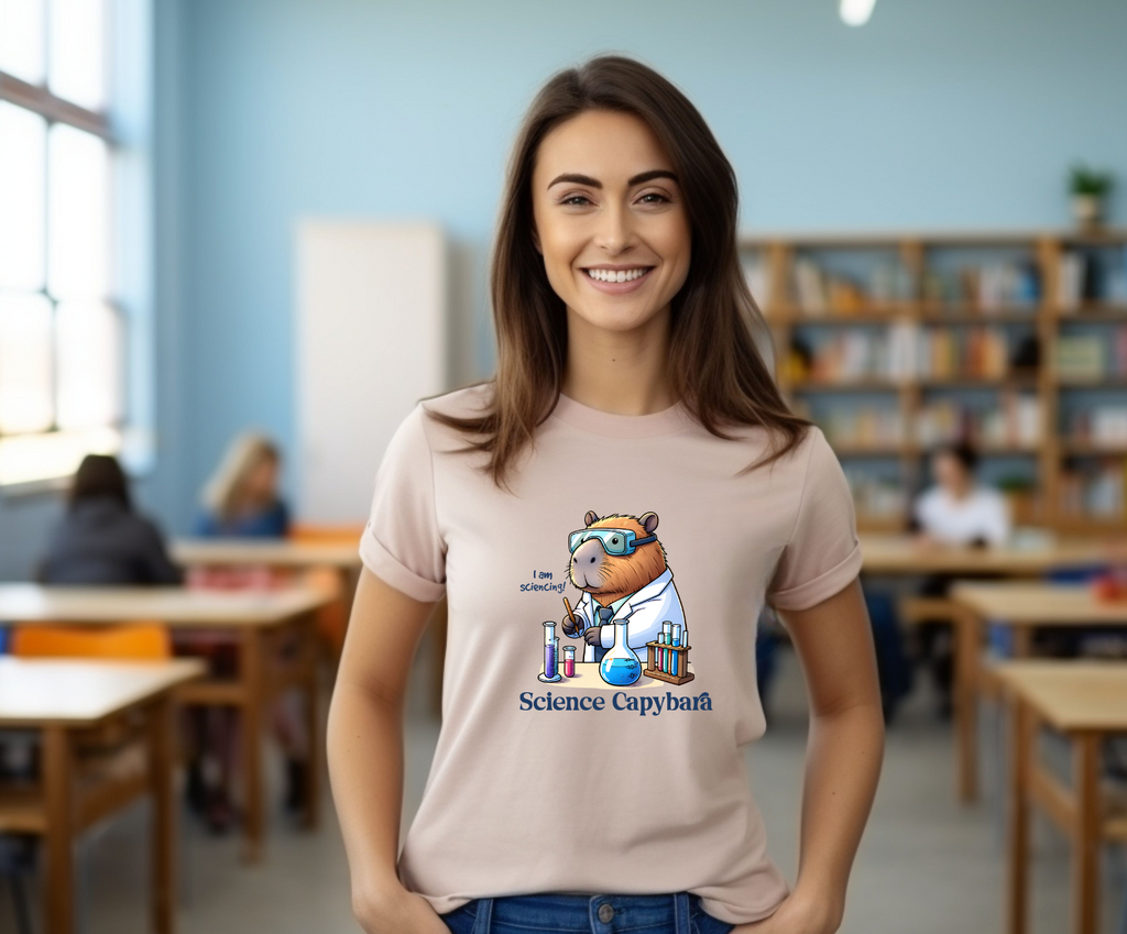 Science Capybara T-Shirt