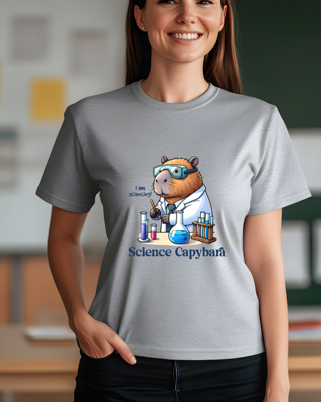 Science Capybara T-Shirt