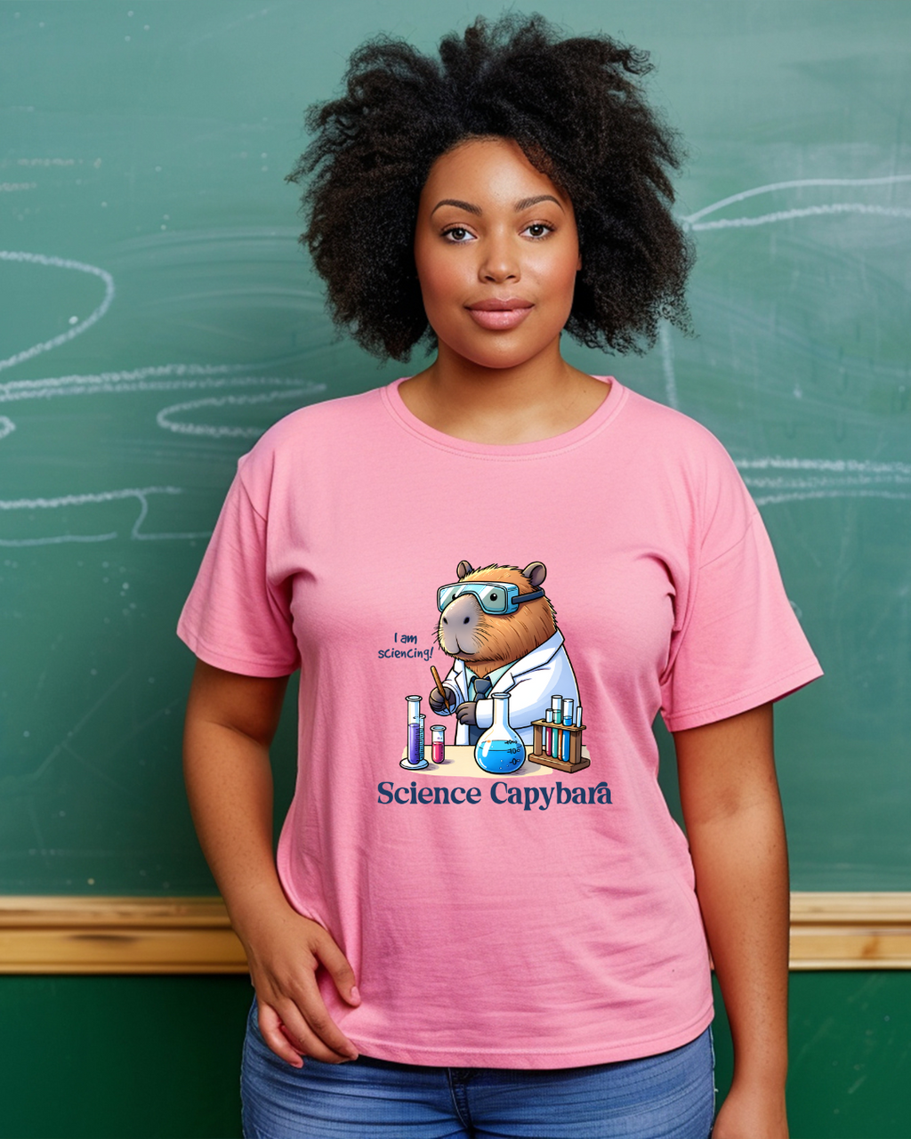Science Capybara T-Shirt