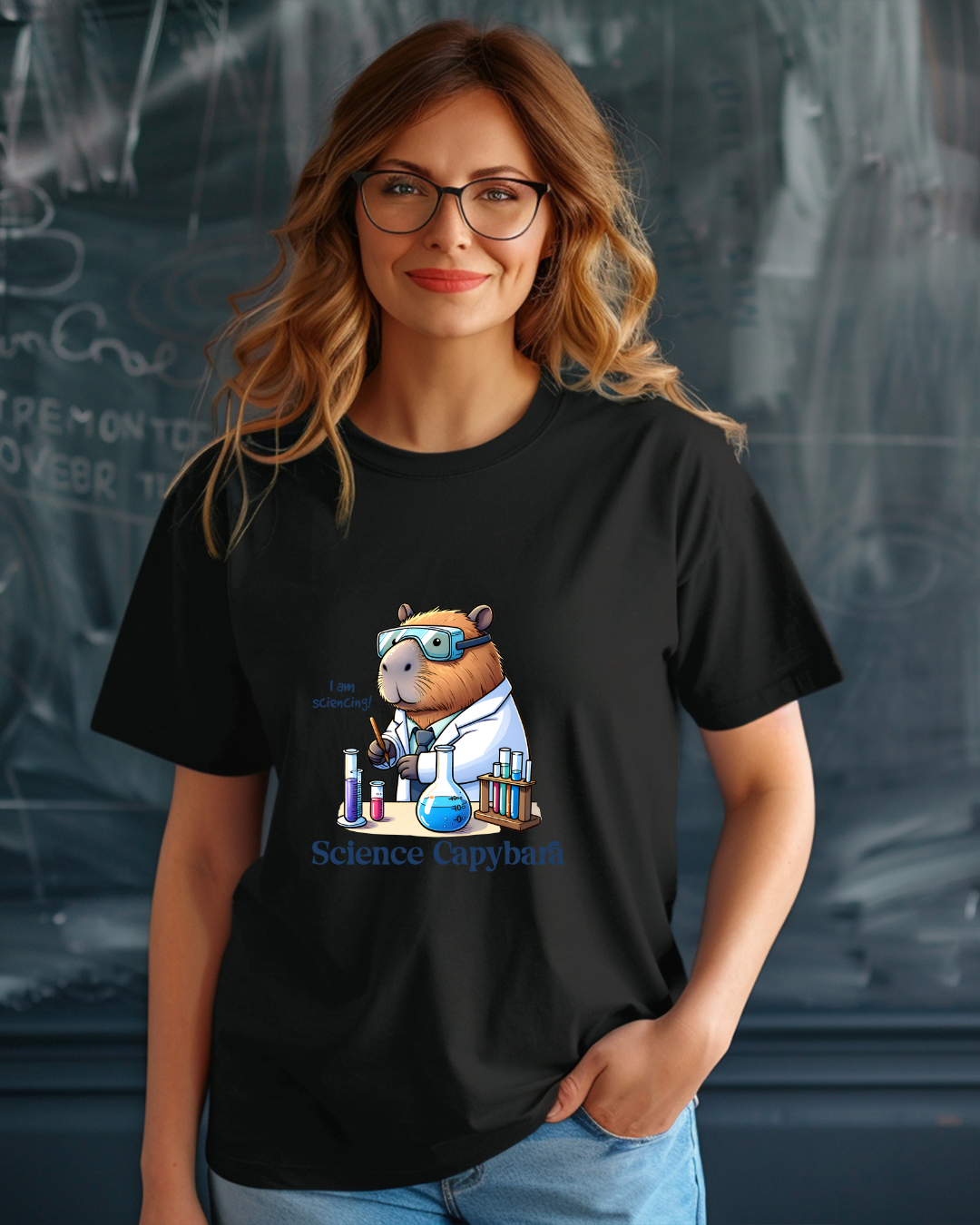 Science Capybara T-Shirt