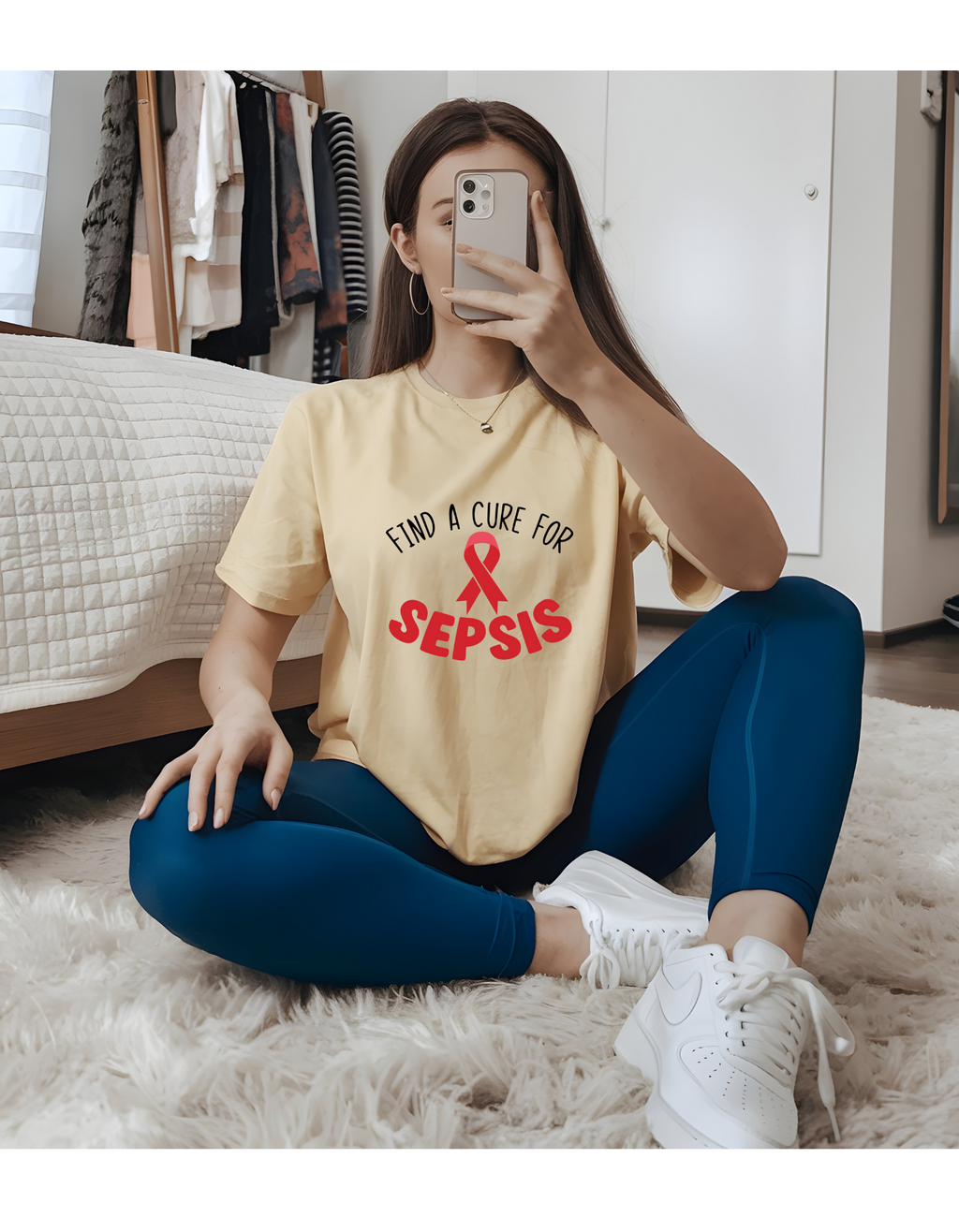 Sepsis Awareness T-Shirt | Support & Awareness Shirt | Show Strength for Someone You Love or Yourself