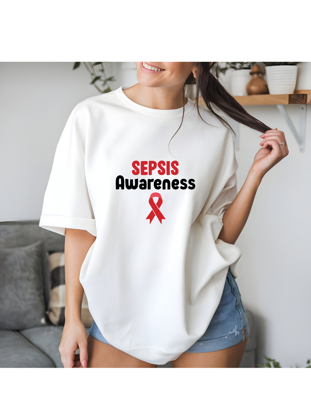 Sepsis Awareness T-Shirt | Support & Awareness Shirt | Show Strength for Someone You Love or Yourself