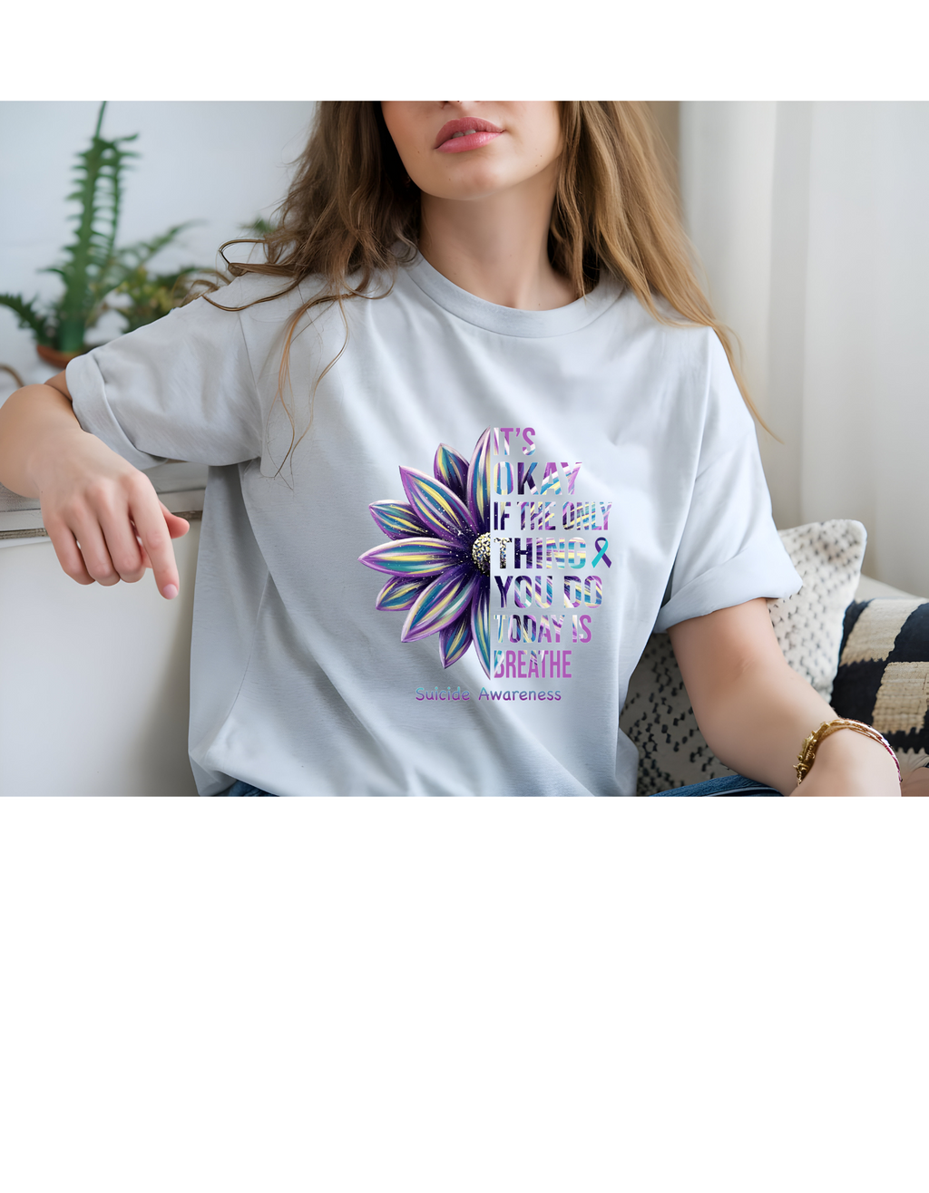 Suicide Awareness T-Shirt | Just in Time for Suicide Awareness Month | 1 dollar Donated to SAVE.org