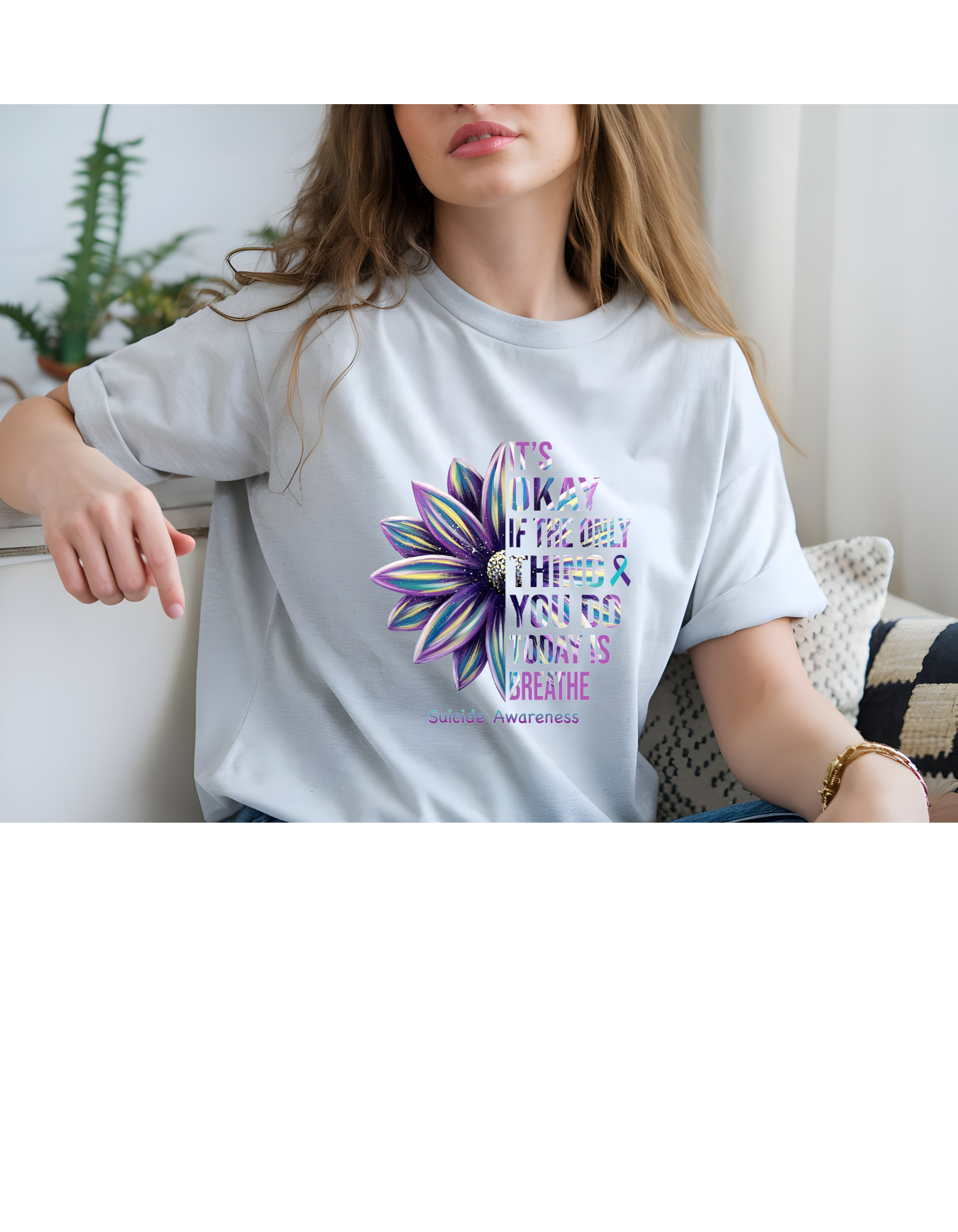 Suicide Awareness T-Shirt | Just in Time for Suicide Awareness Month | 1 dollar Donated to SAVE.org