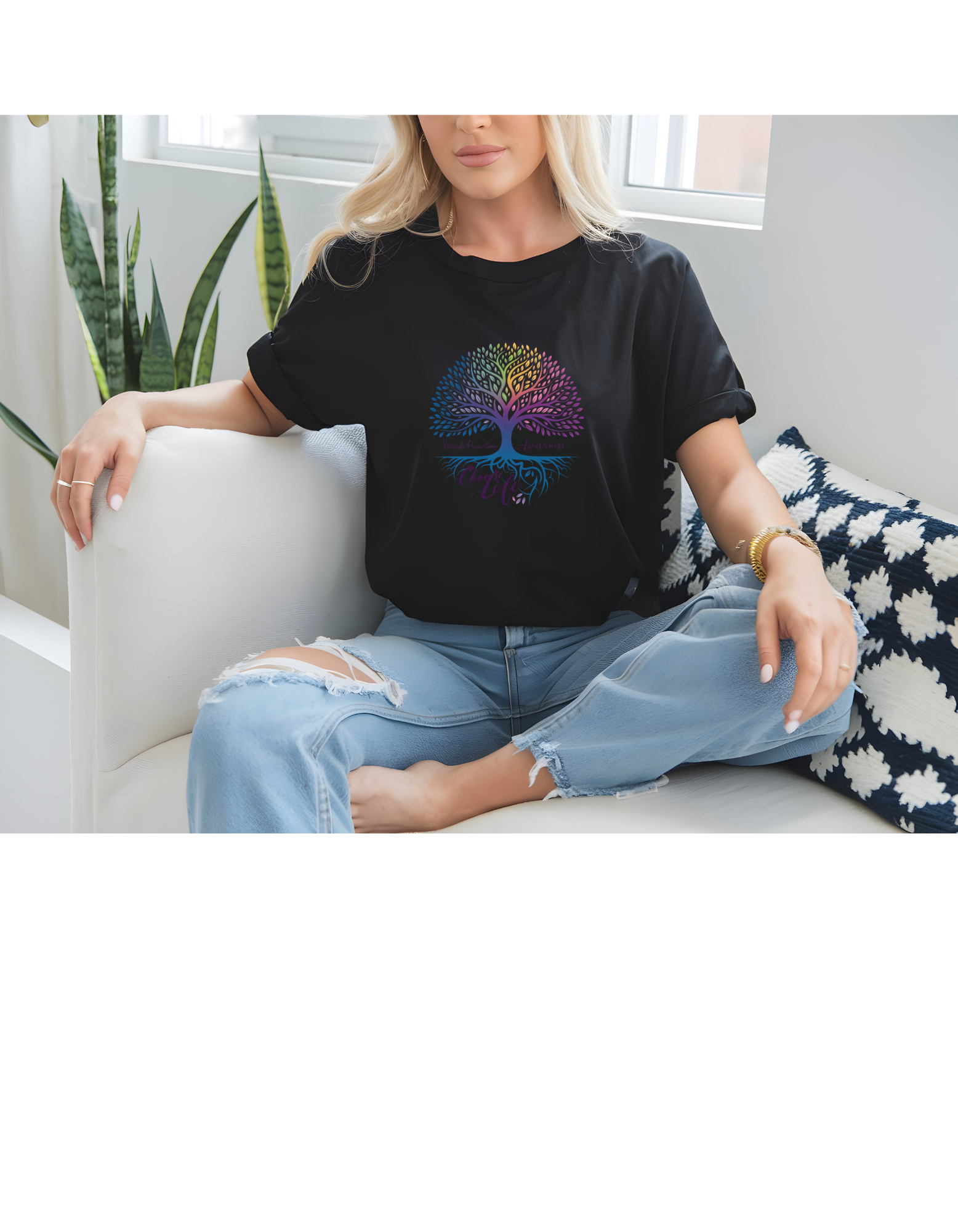 Suicide Awareness T-Shirt | Just in Time for Suicide Awareness Month | 1 dollar Donated to SAVE.org