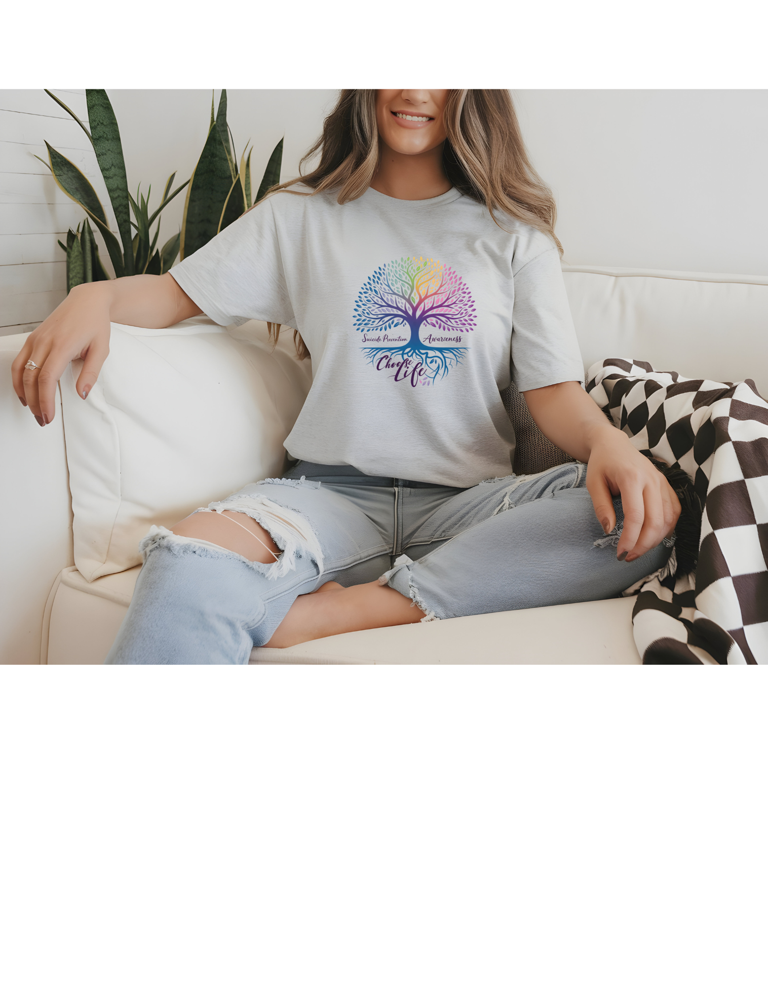 Suicide Awareness T-Shirt | Just in Time for Suicide Awareness Month | 1 dollar Donated to SAVE.org
