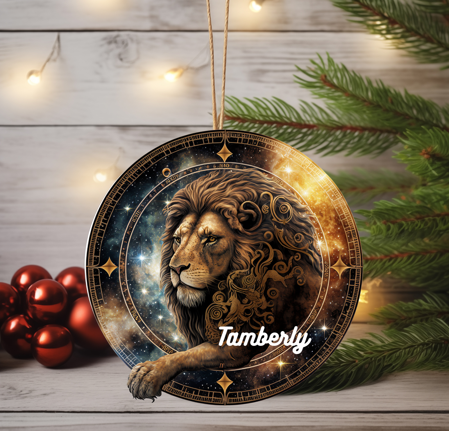 Personalized Zodiac Ornament – Custom Astrology Sign Gift